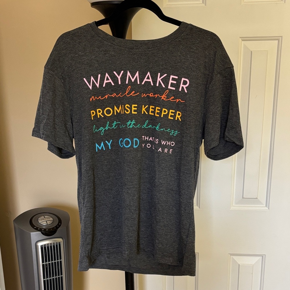The WAYMAKERS Christian Tee shirt brand.